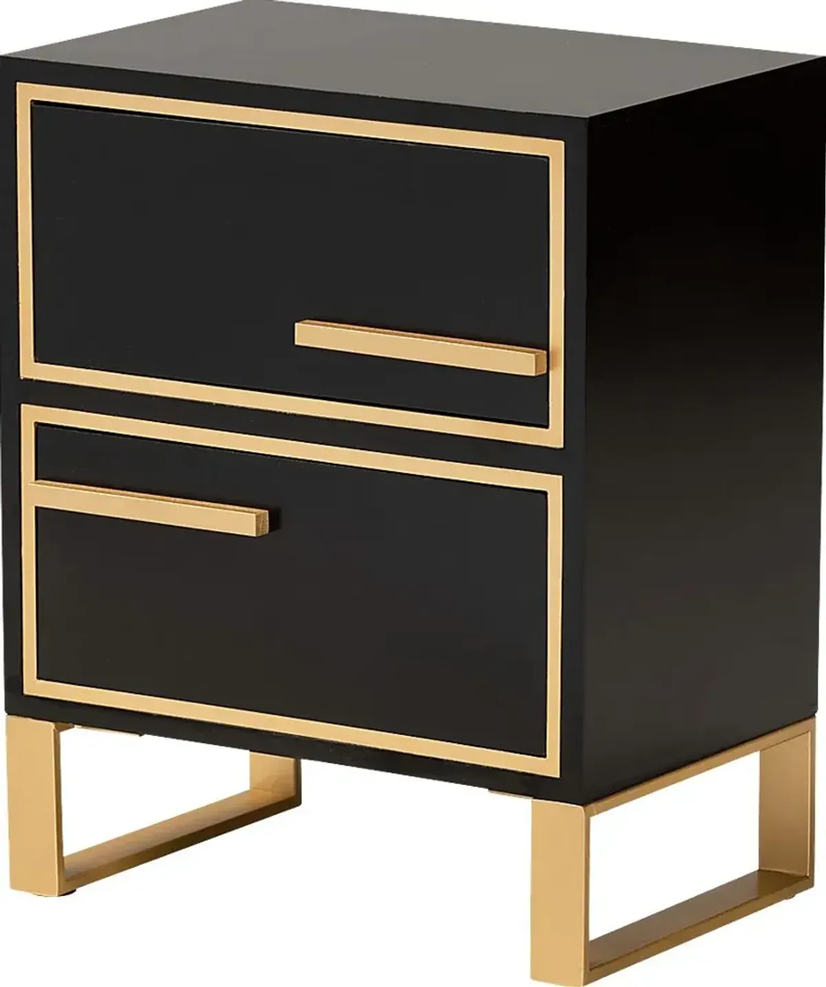 Anston Black Nightstand