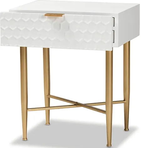 Airdrome White Nightstand