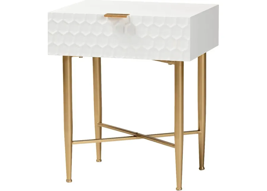 Airdrome White Nightstand