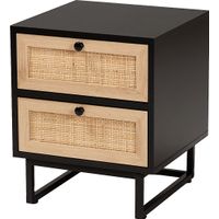 Blesch Black Nightstand