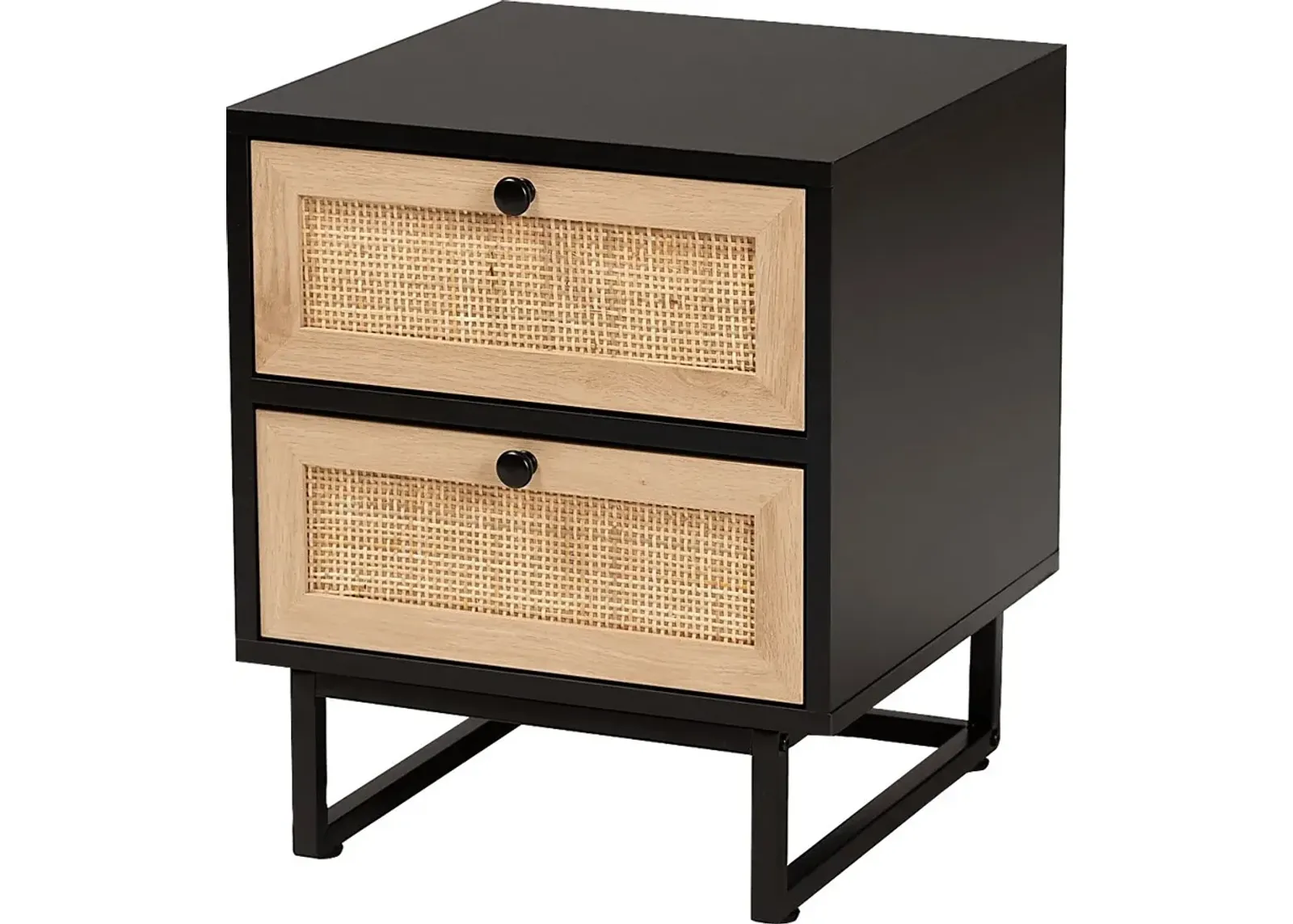 Blesch Black Nightstand