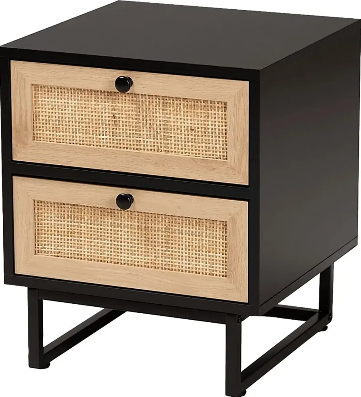 Blesch Black Nightstand