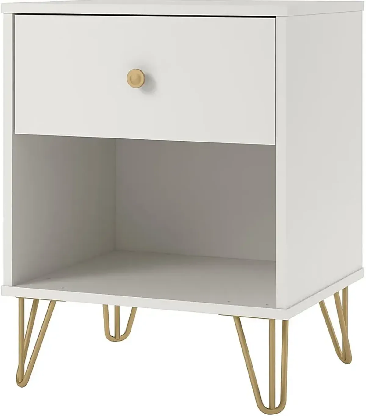 Brogden White Nightstand