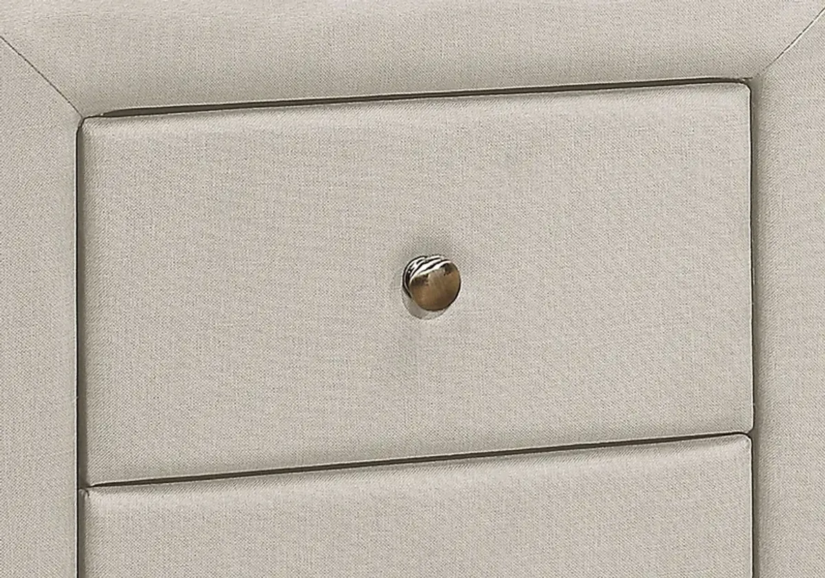 Stomner Beige Nightstand