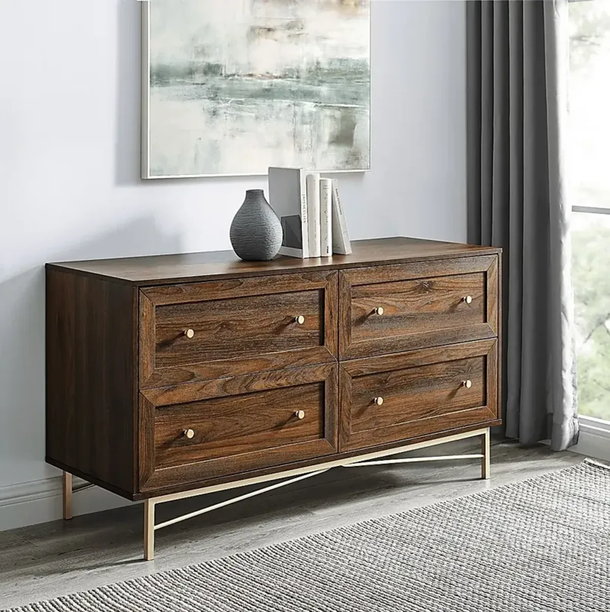 Weighmont Walnut Dresser