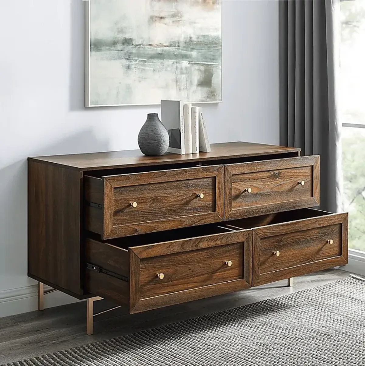 Weighmont Walnut Dresser