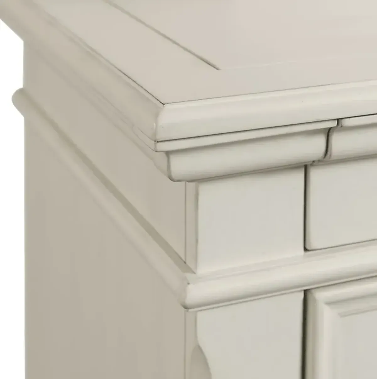 Goodpasture White Nightstand with USB