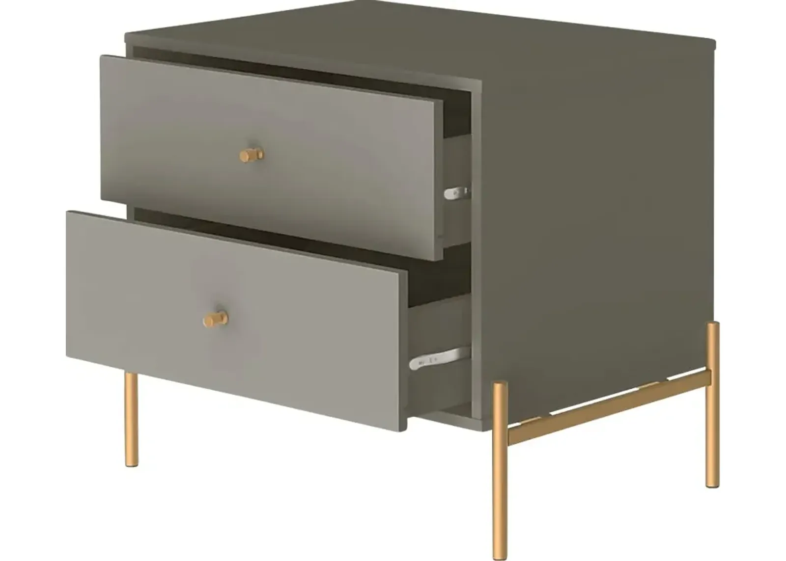 Colletta II Gray Nightstand