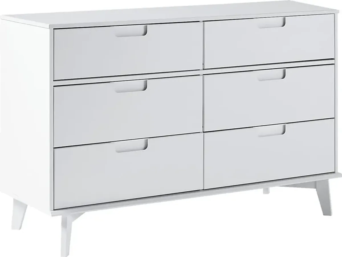 Namora White Dresser