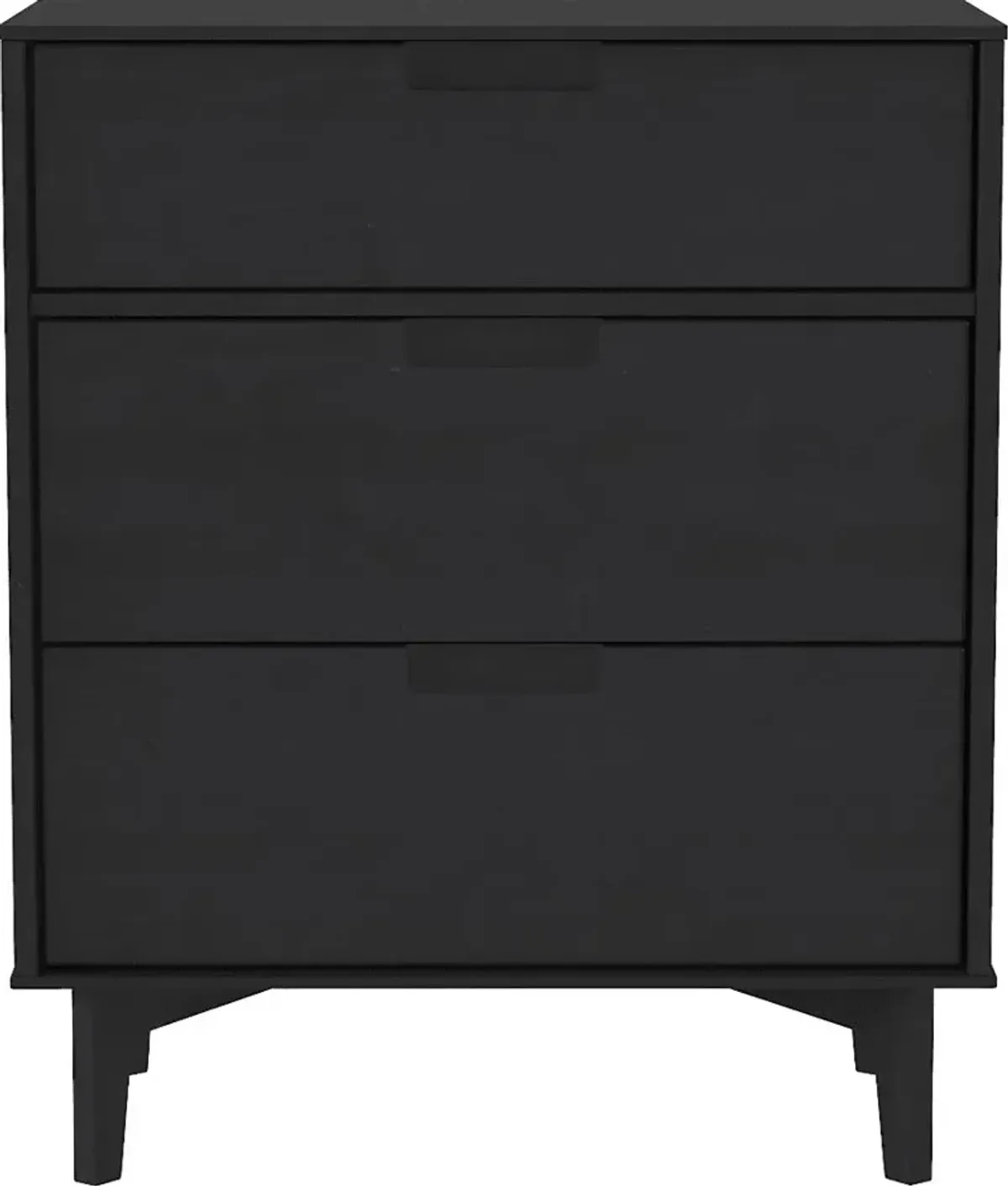 Namora Black 3 Drawer Dresser