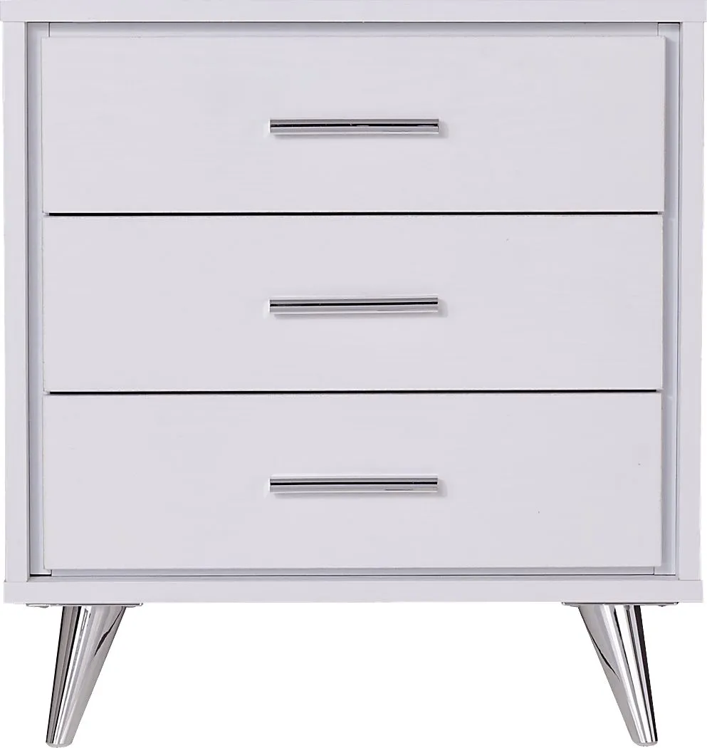 Arborvate White Nightstand