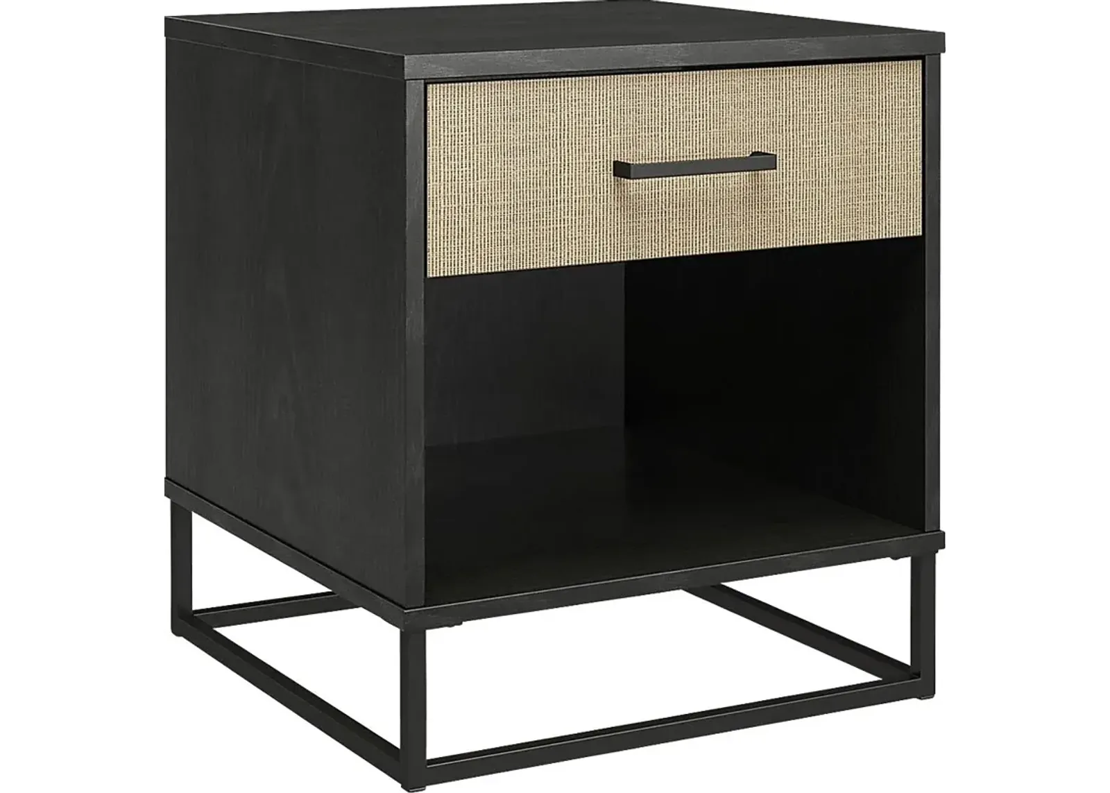 Alamy Black Nightstand