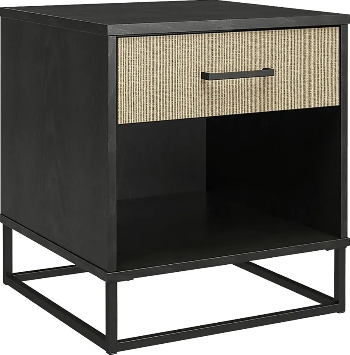 Alamy Black Nightstand