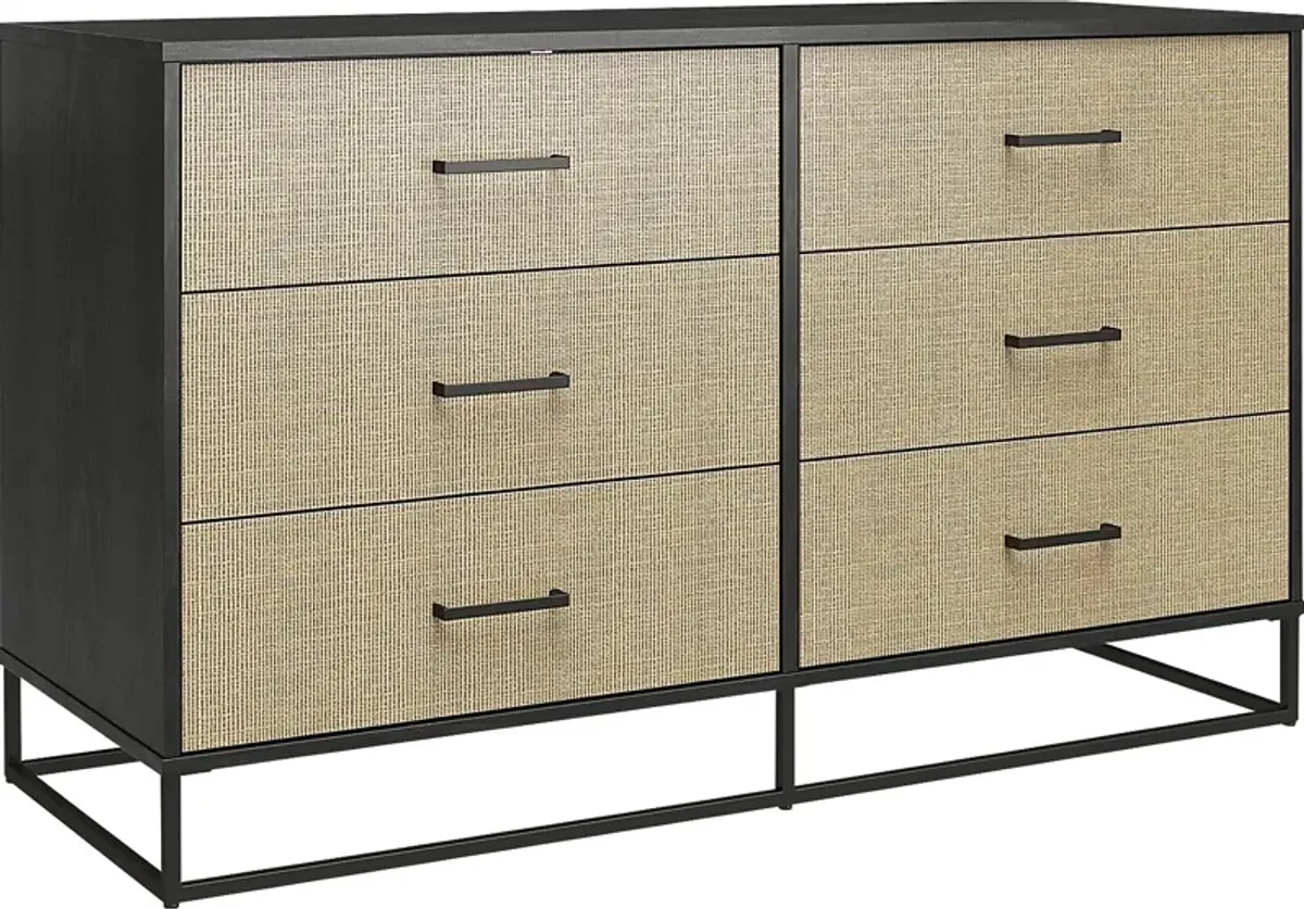 Hennike Black Dresser