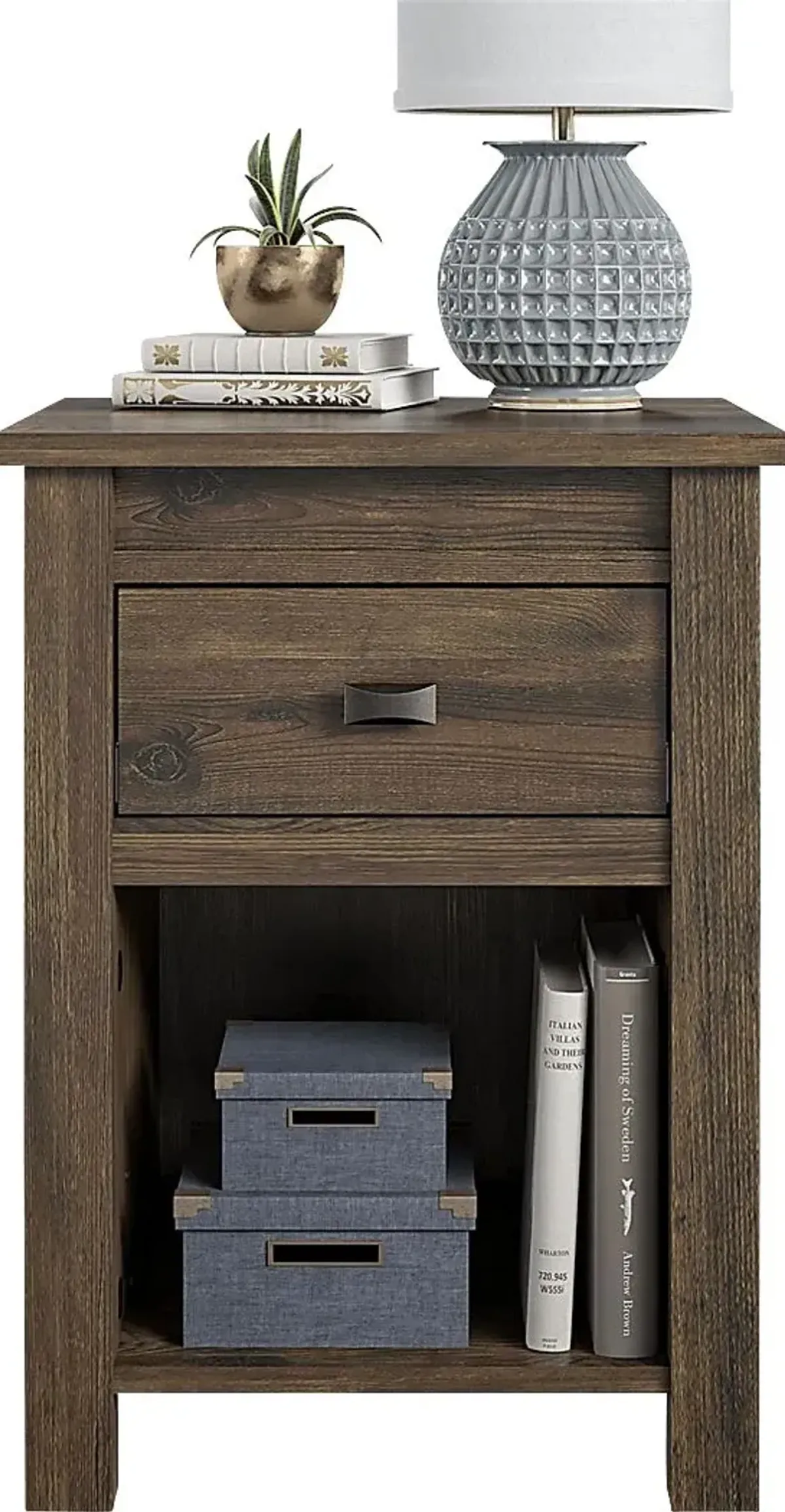 Kiedel Brown Nightstand