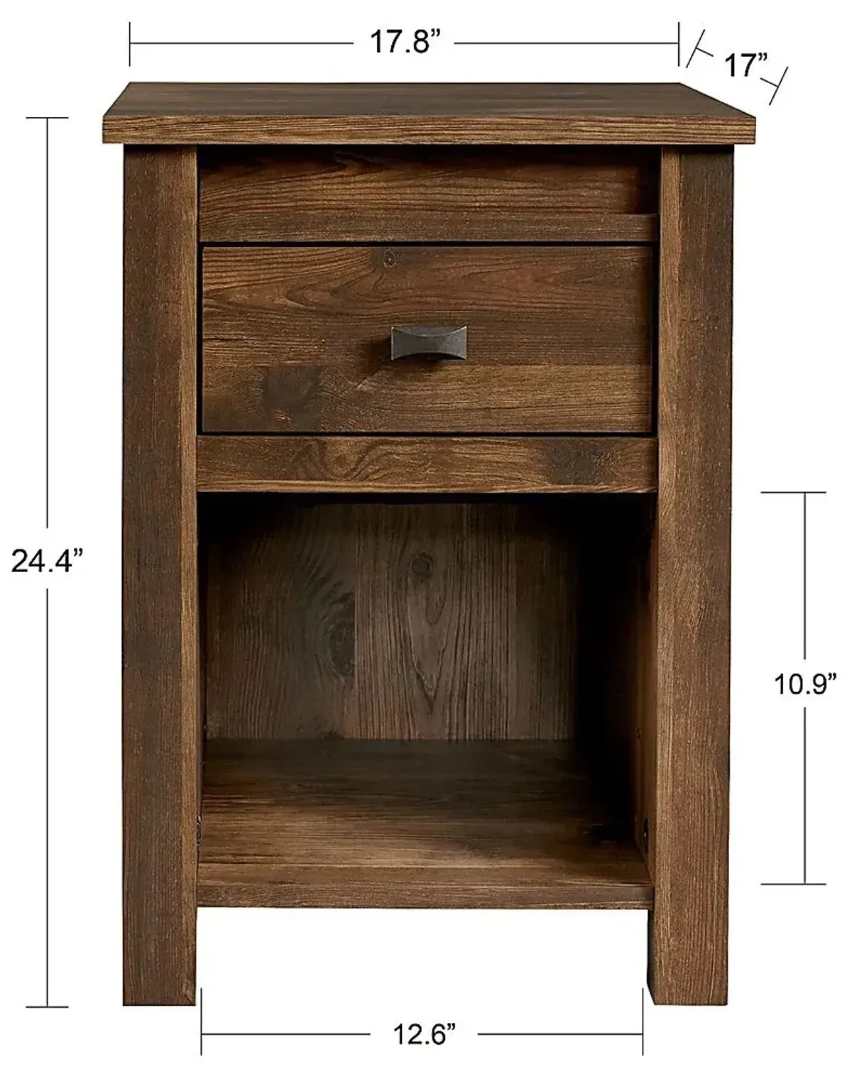 Kiedel Brown Nightstand