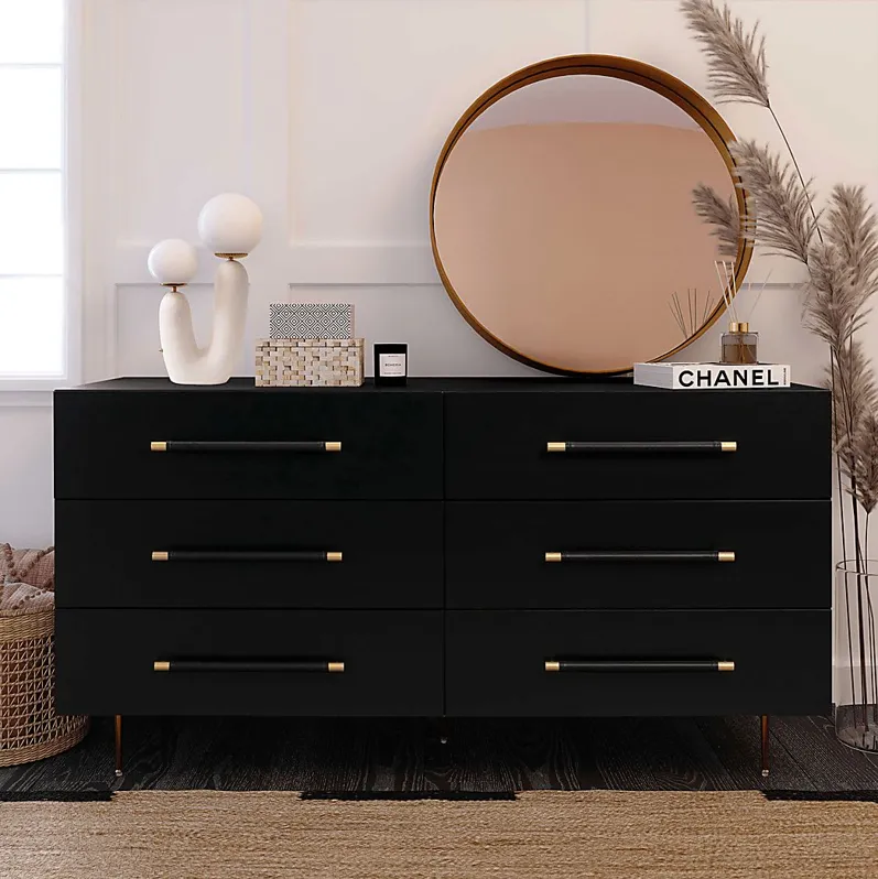 Troperan Black Dresser