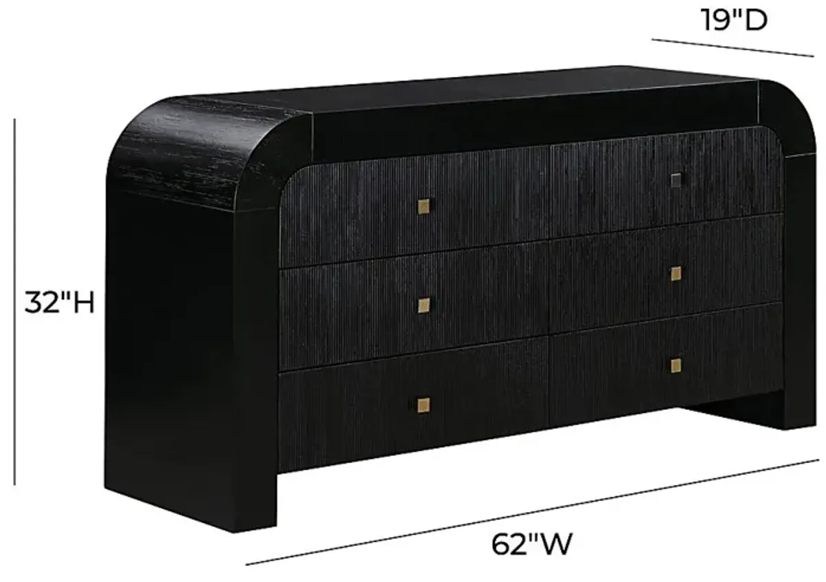 Azurite Black Dresser