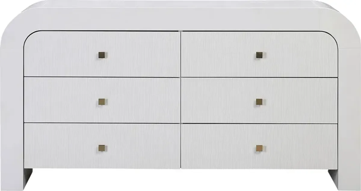 Azurite White Dresser