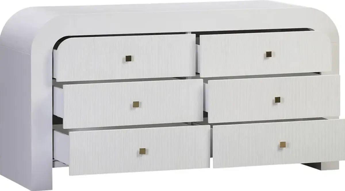 Azurite White Dresser