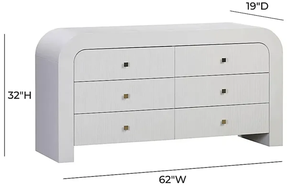 Azurite White Dresser