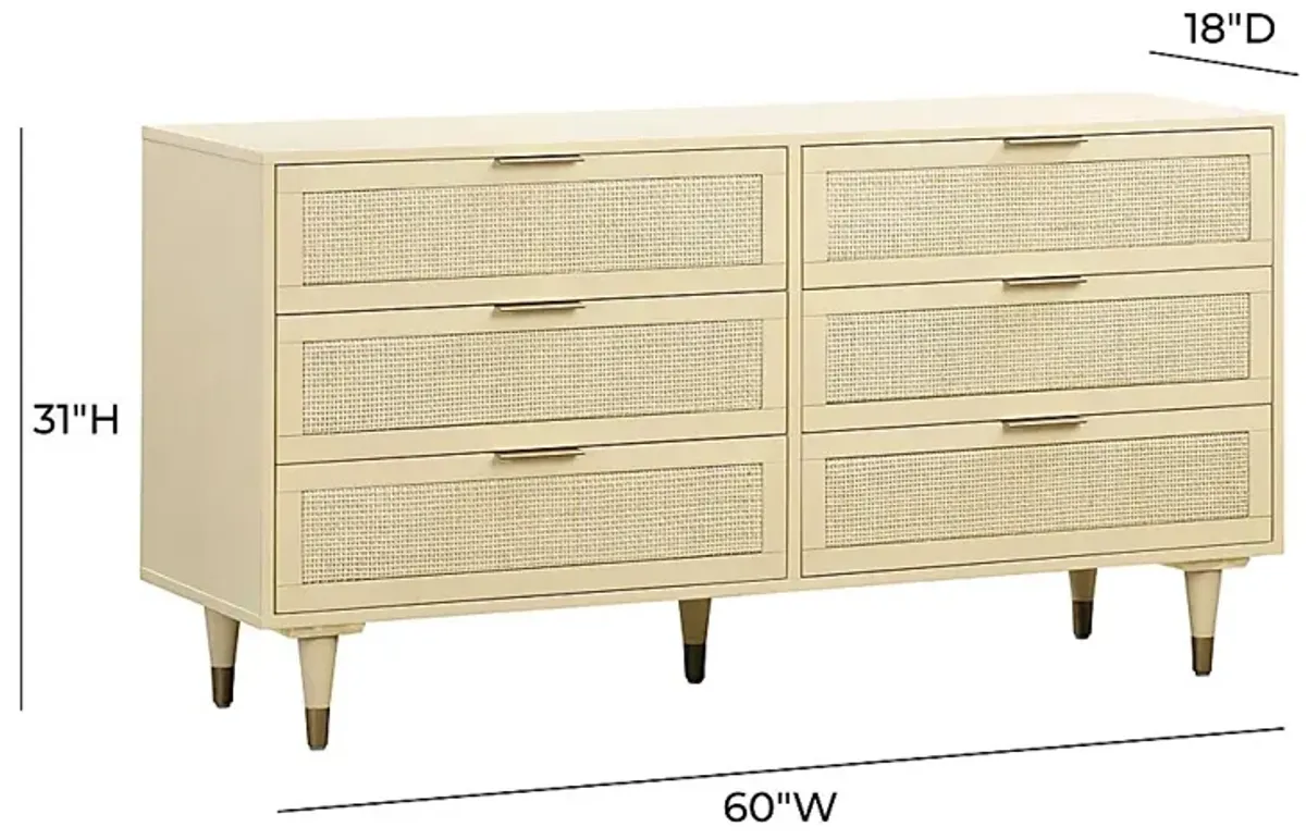 Canalers Beige Dresser