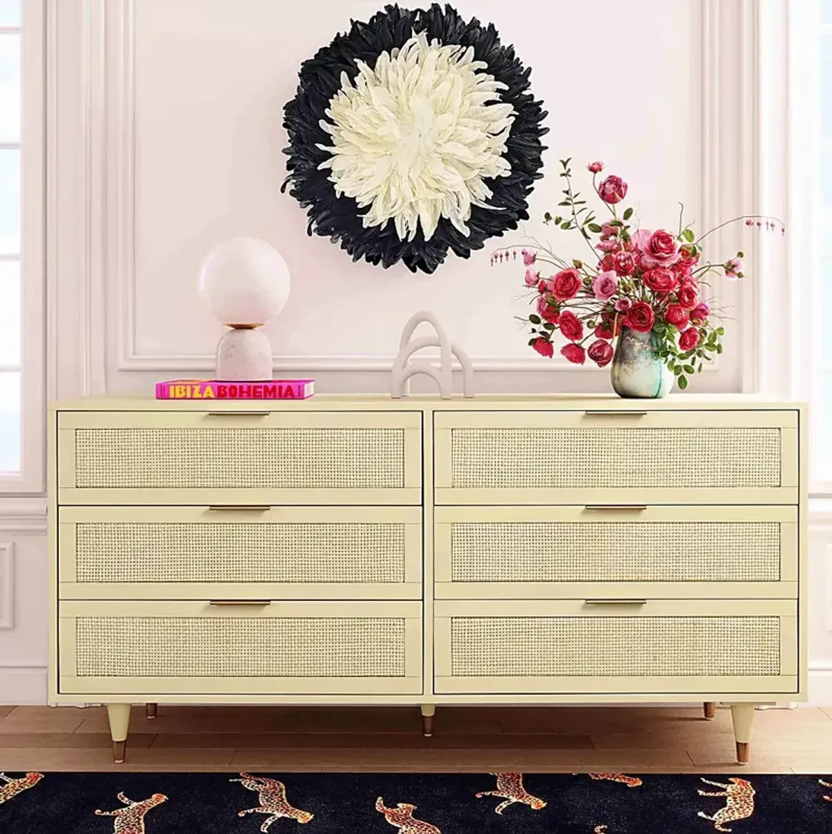 Canalers Beige Dresser