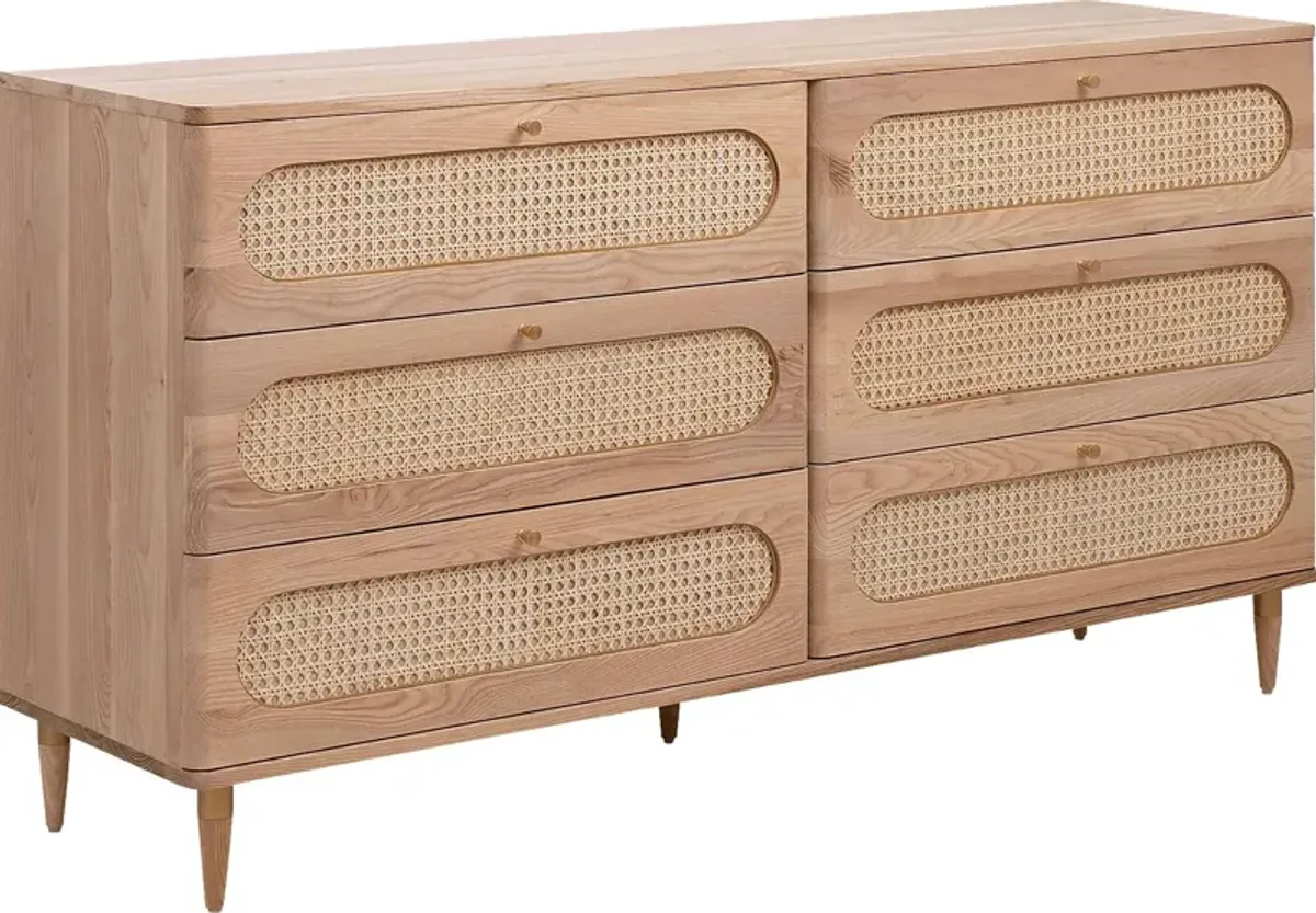 Laertes Light Brown Dresser