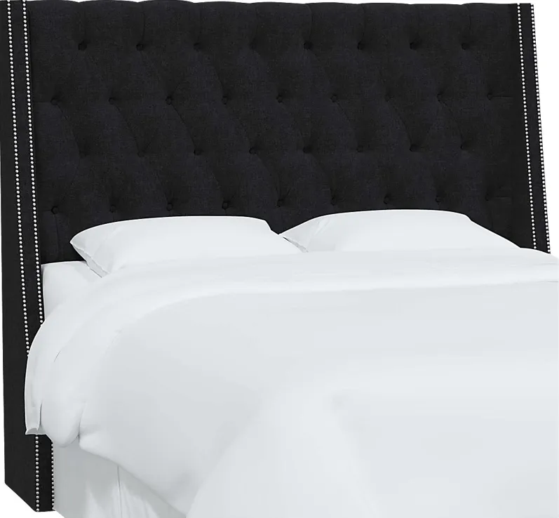 Aidyl Black Twin Headboard