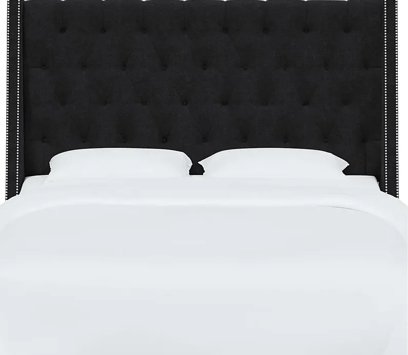 Aidyl Black Twin Headboard