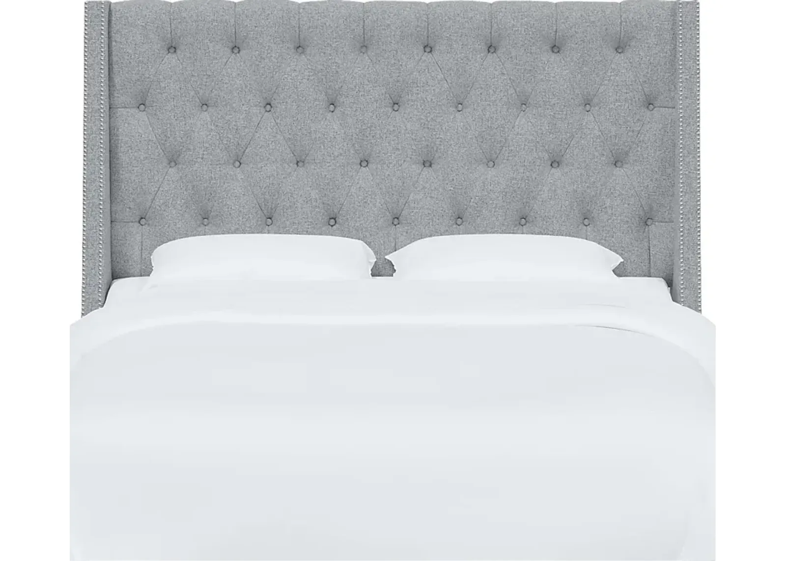 Aidyl Light Gray Twin Headboard