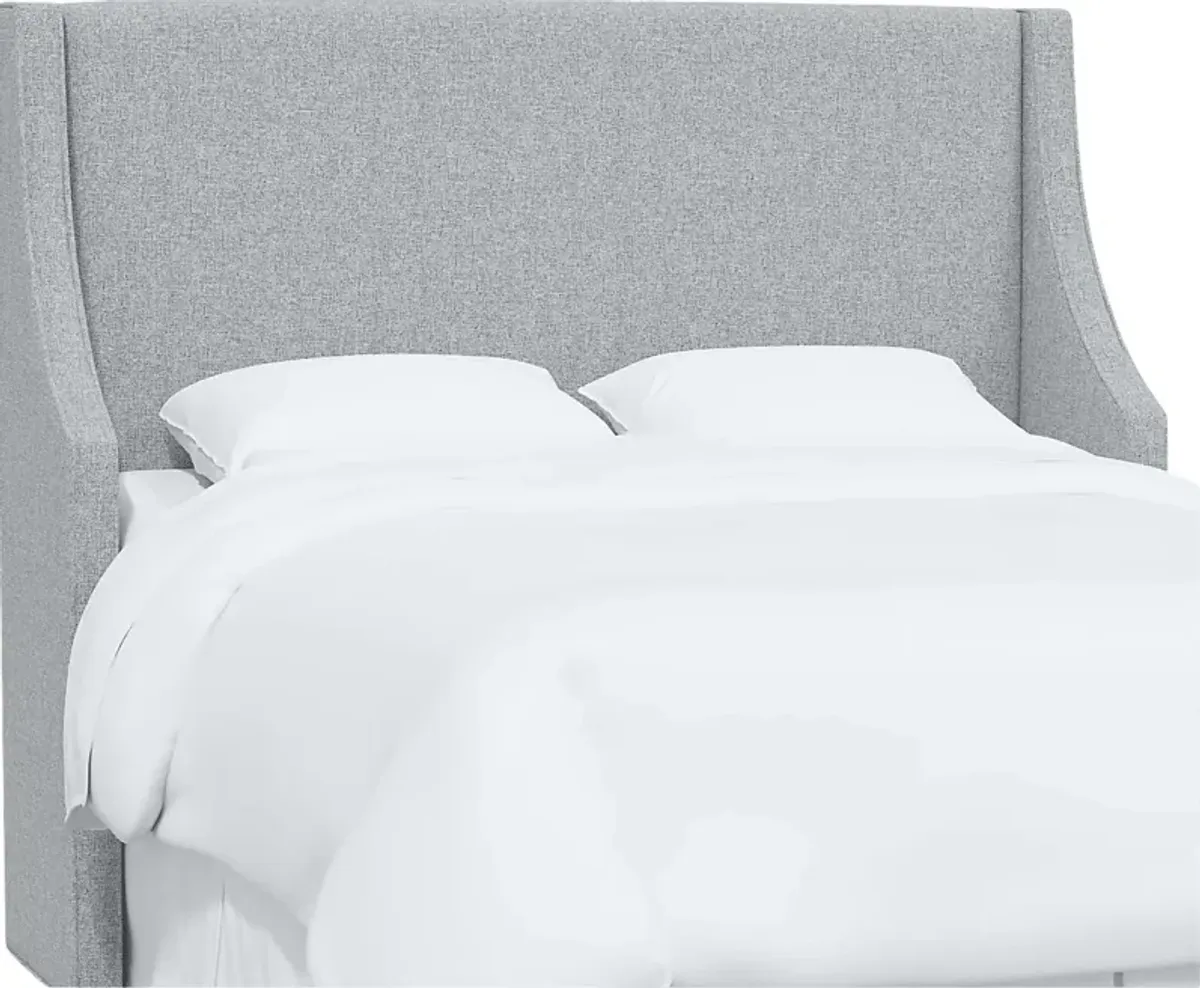 Alldenford Light Gray Twin Headboard