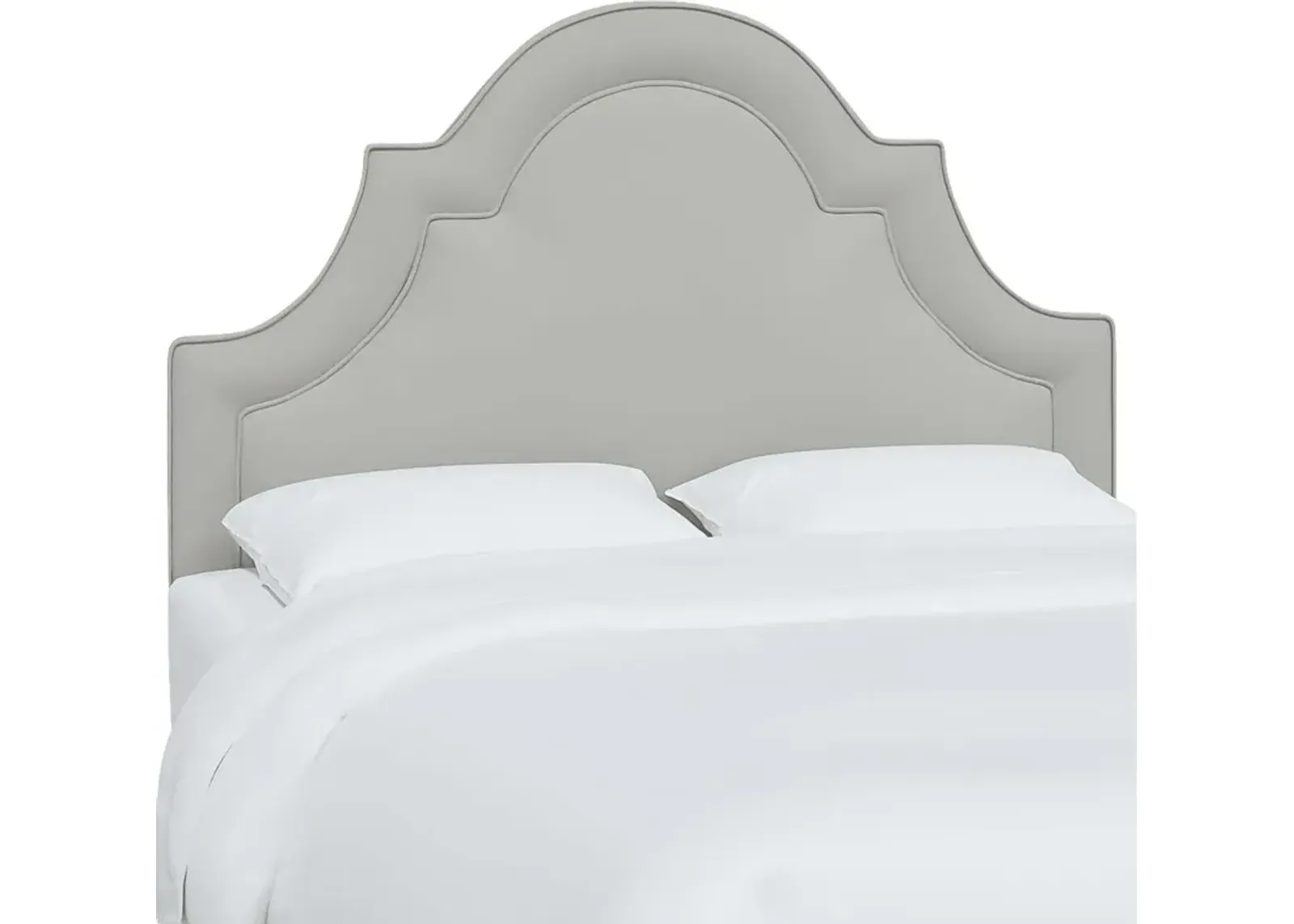 Aldimo Gray Twin Headboard