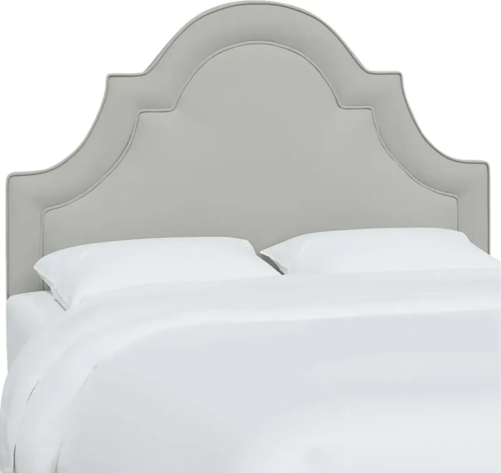 Aldimo Gray Twin Headboard