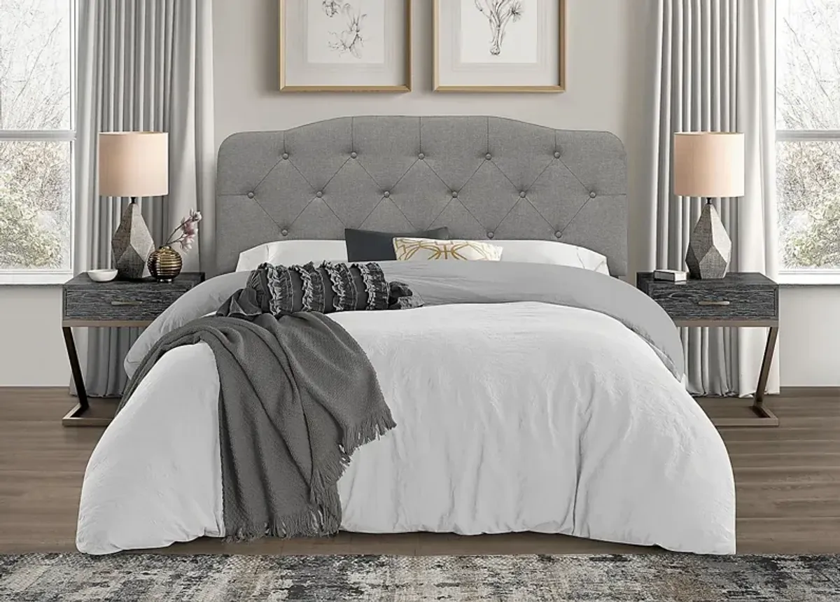 Blabon Gray Twin Headboard