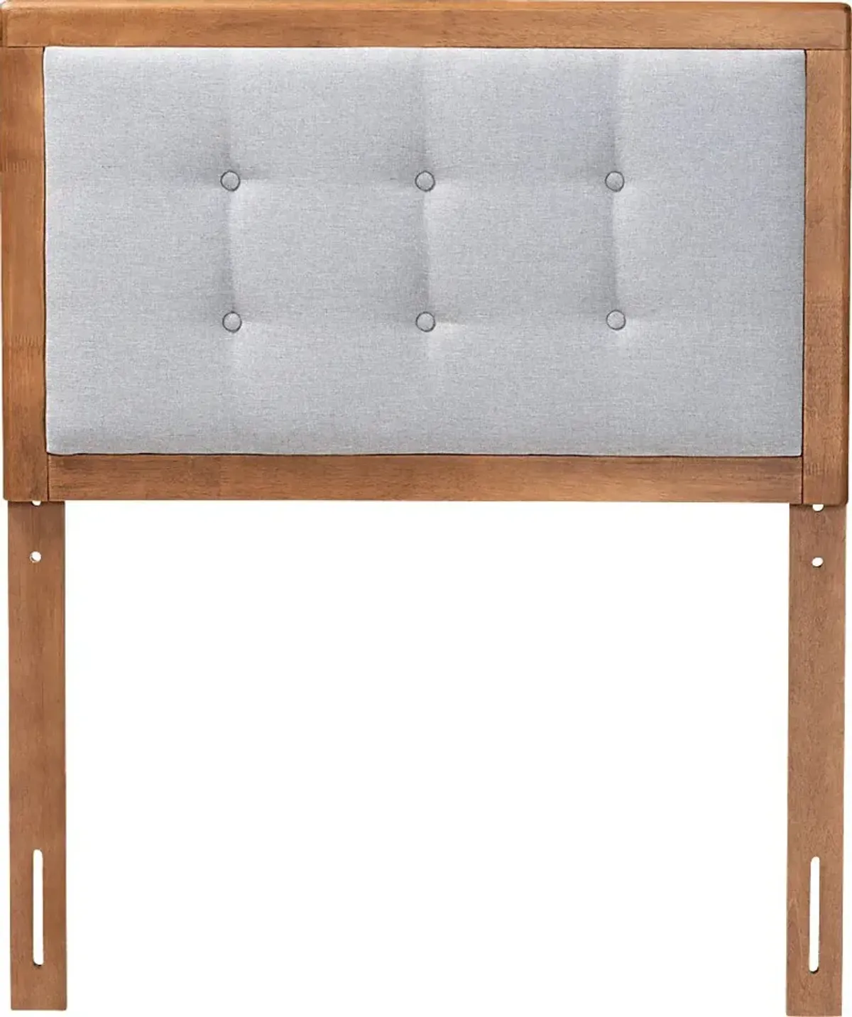 Edenboro Light Gray Twin Upholstered Headboard