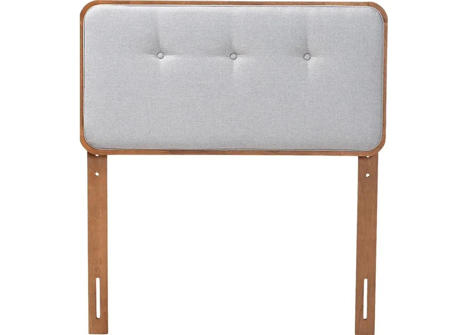 Marchhand Light Gray Twin Upholstered Headboard