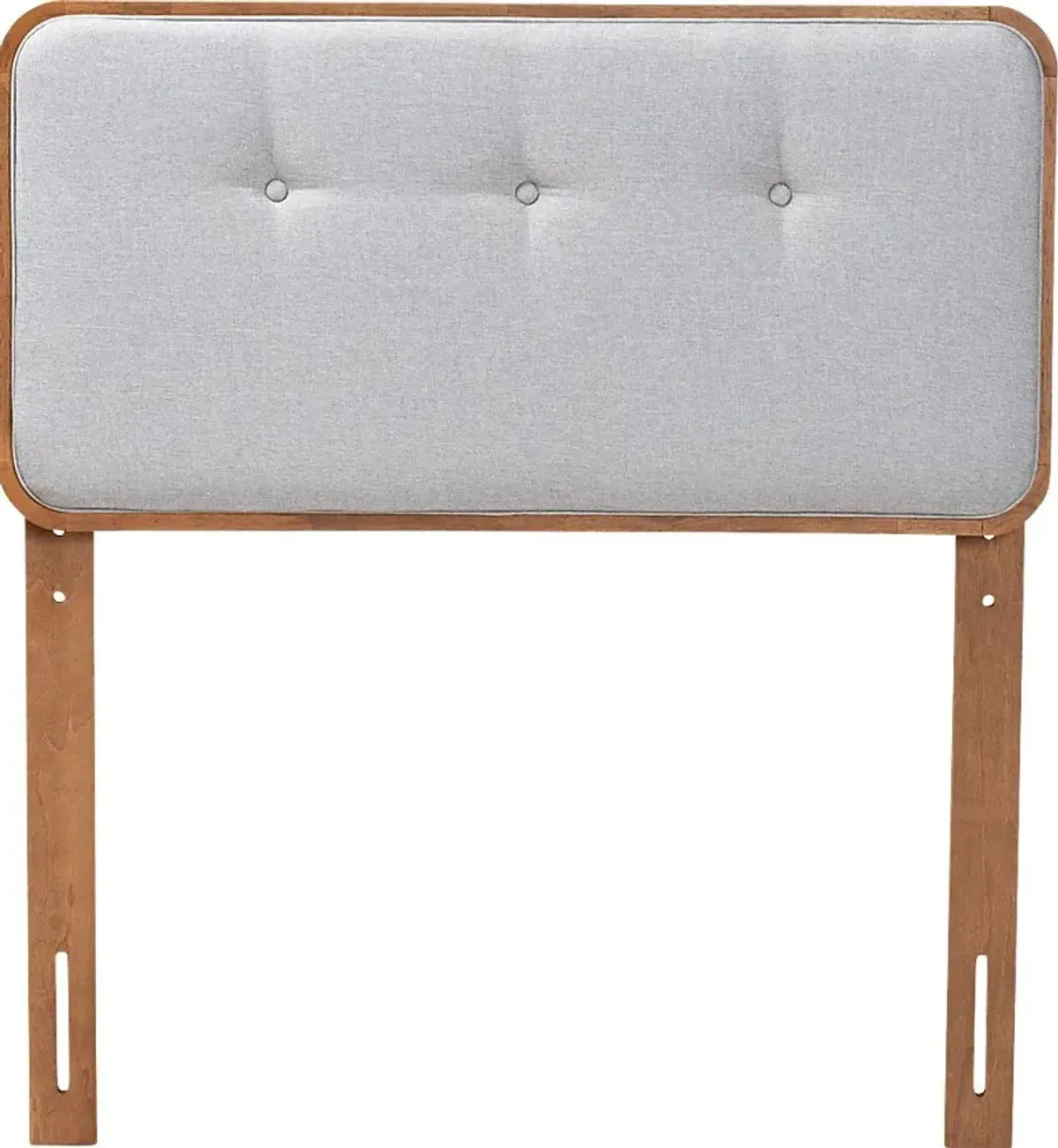 Marchhand Light Gray Twin Upholstered Headboard