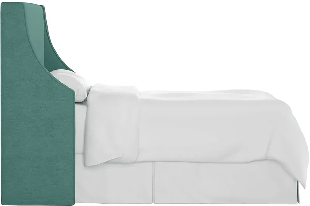 Allyena Teal Twin Headboard