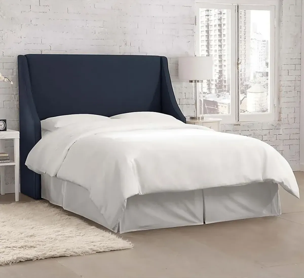 Allyena Navy Twin Headboard