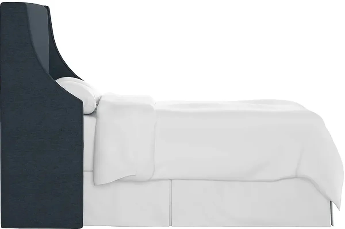 Allyena Navy Twin Headboard