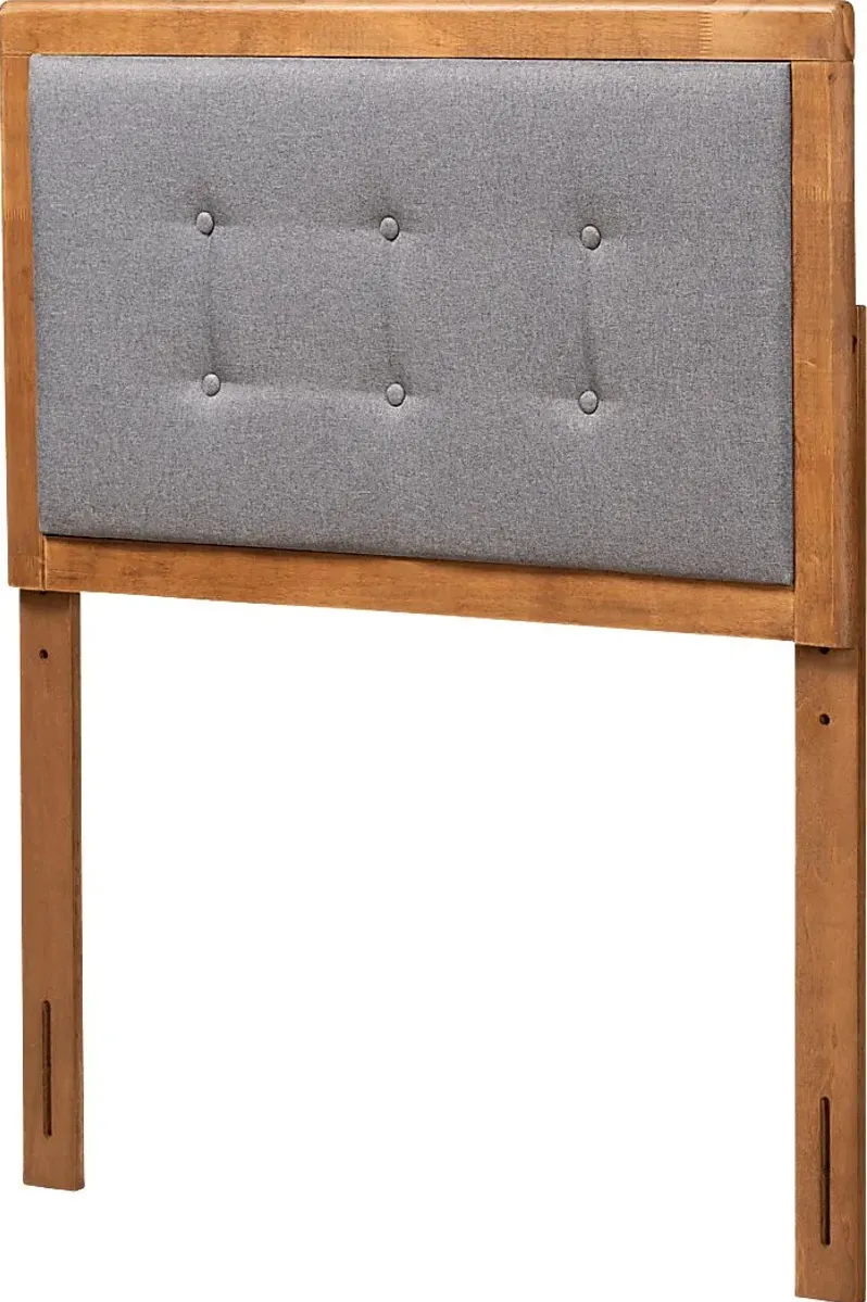 Edenboro Gray Twin Upholstered Headboard