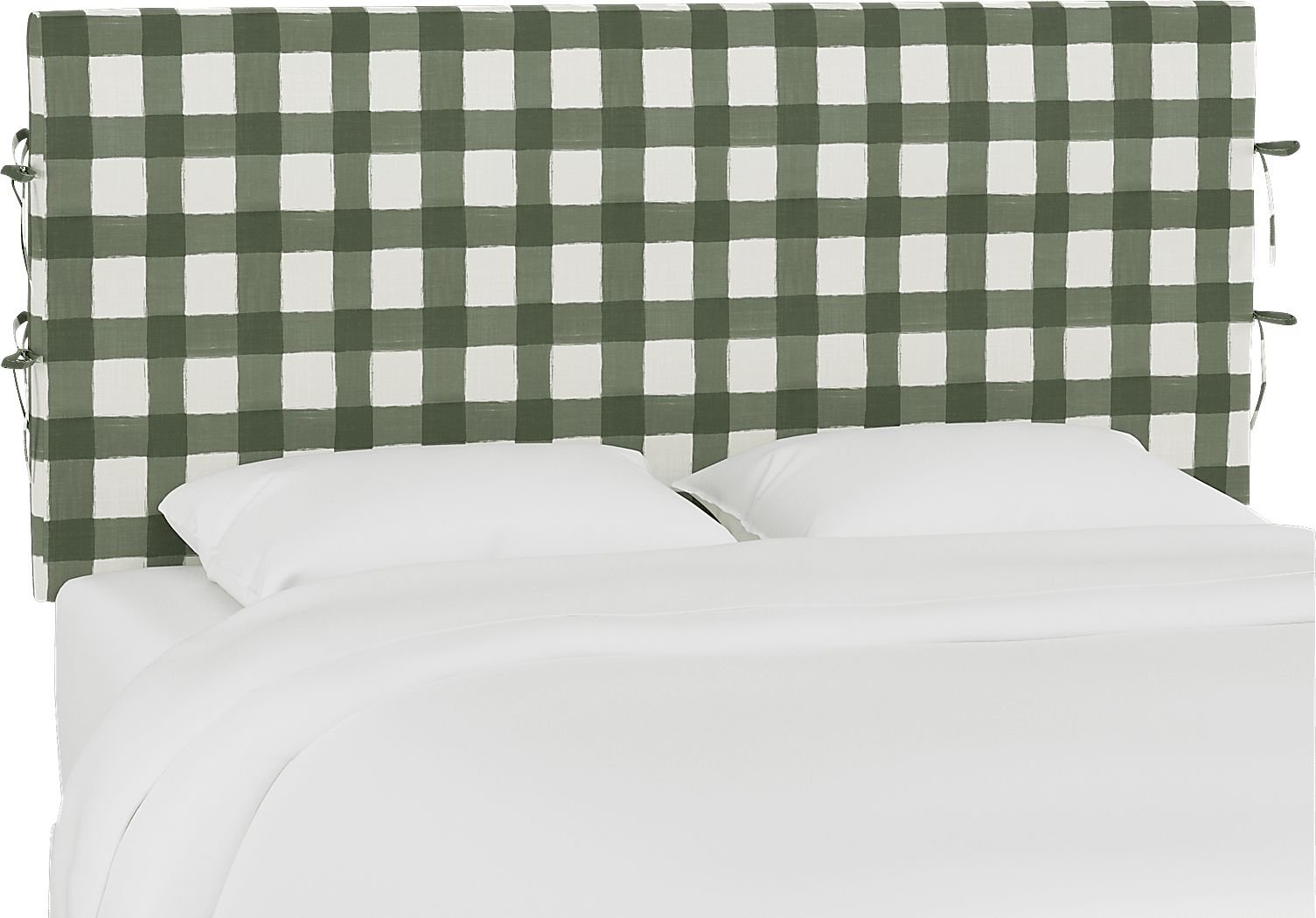Deep Forest Sage Twin Upholstered Headboard