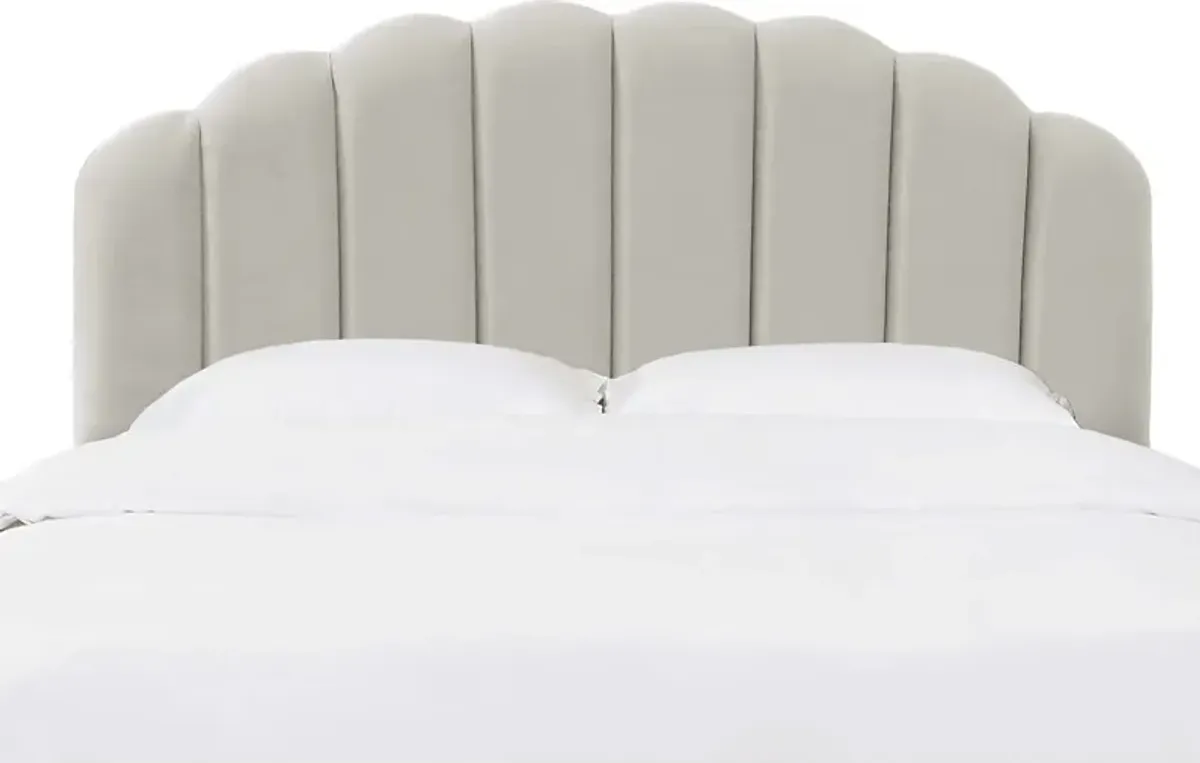 Eloisan Light Gray Twin Headboard