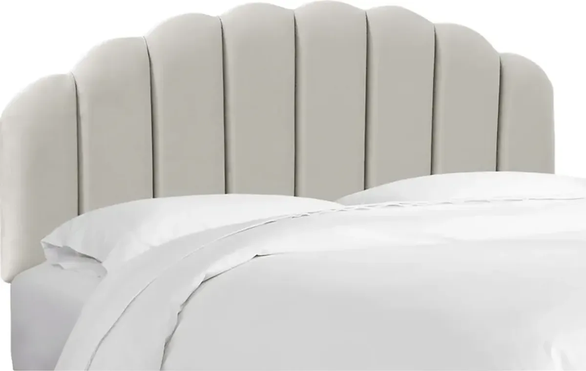 Eloisan Light Gray Twin Headboard