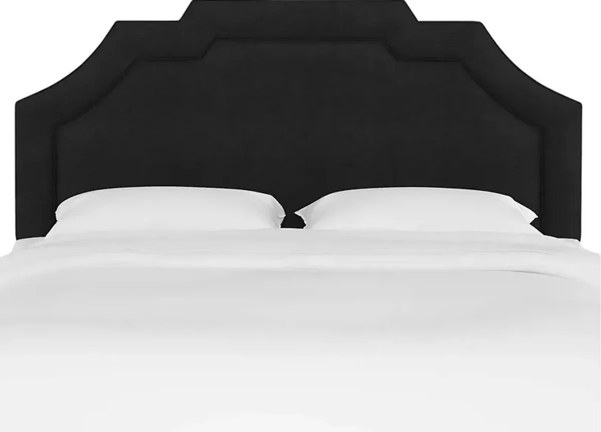 Evarelle I Black Twin Headboard