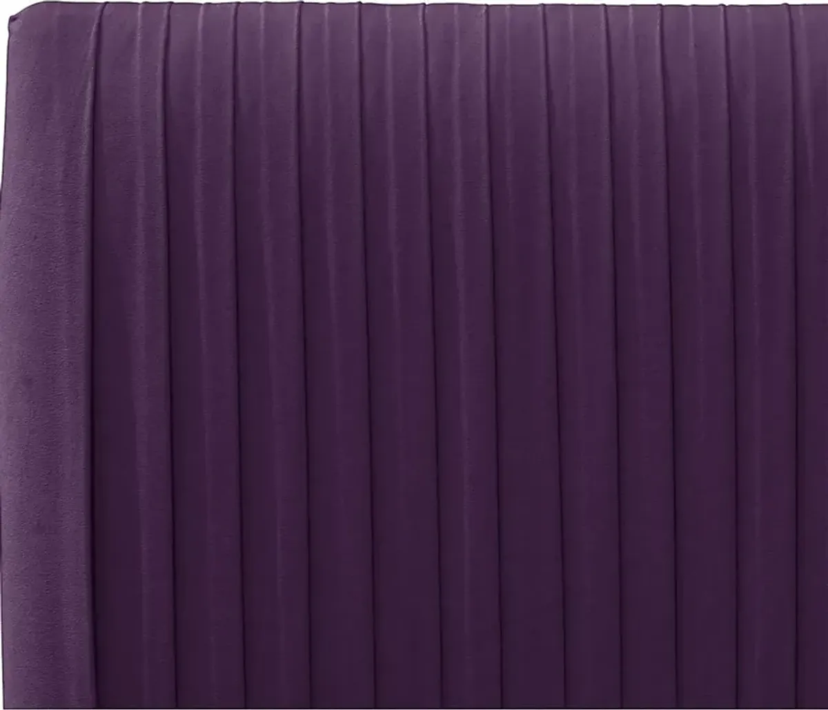 Norlana Purple Twin Headboard