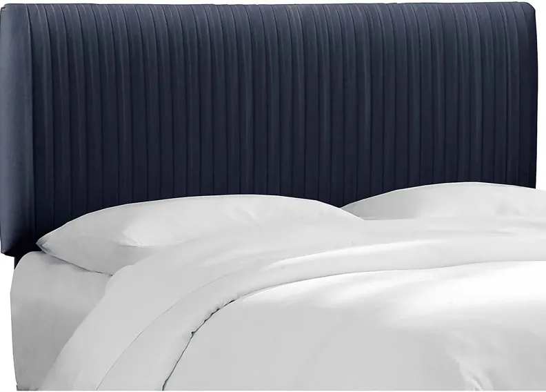 Norlana Dark Blue Twin Headboard