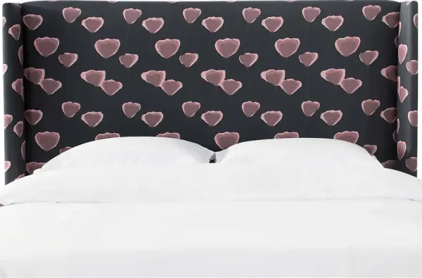 Delorna II Dark Blue Twin Headboard