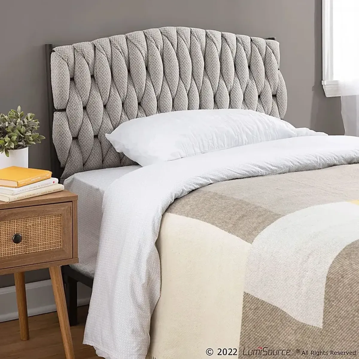 Tockington Cream Twin Headboard